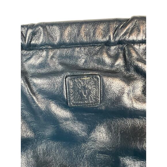 Anne Klein Navy blue vintage purse handbag 80s Calderon Retro - Picture 5 of 12
